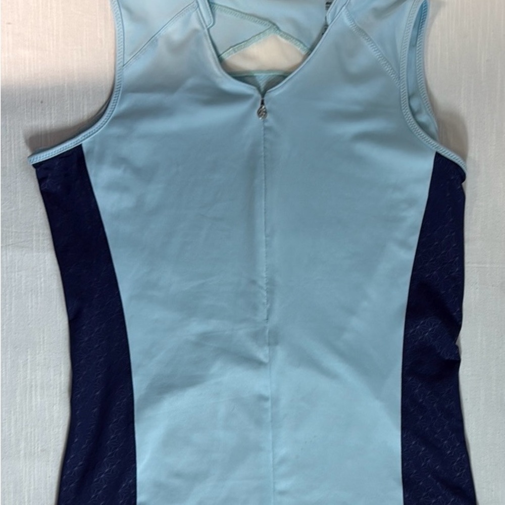 Women's Bontrager Vella Sleeveless Biking Top Blue and Navy